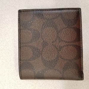 Coach Men's Wallet Mahogany/Brown